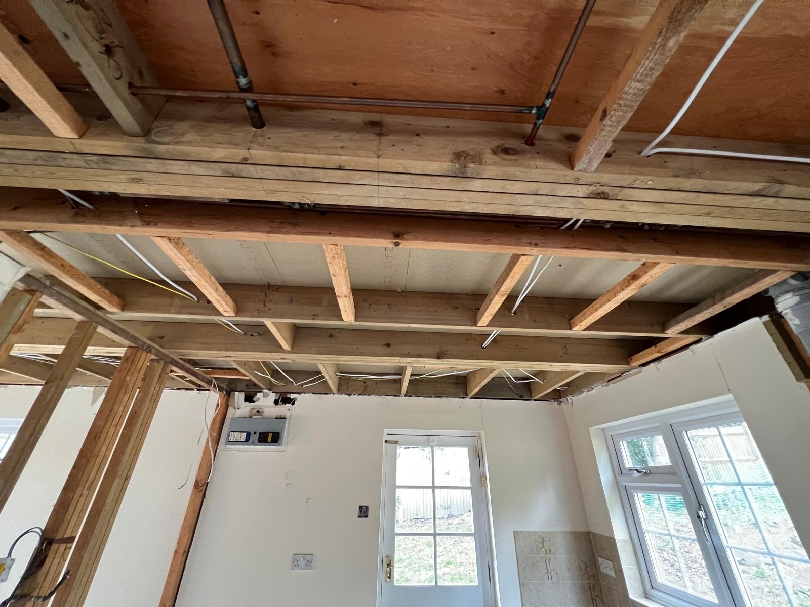 Roof space opened up at the Ascot property.