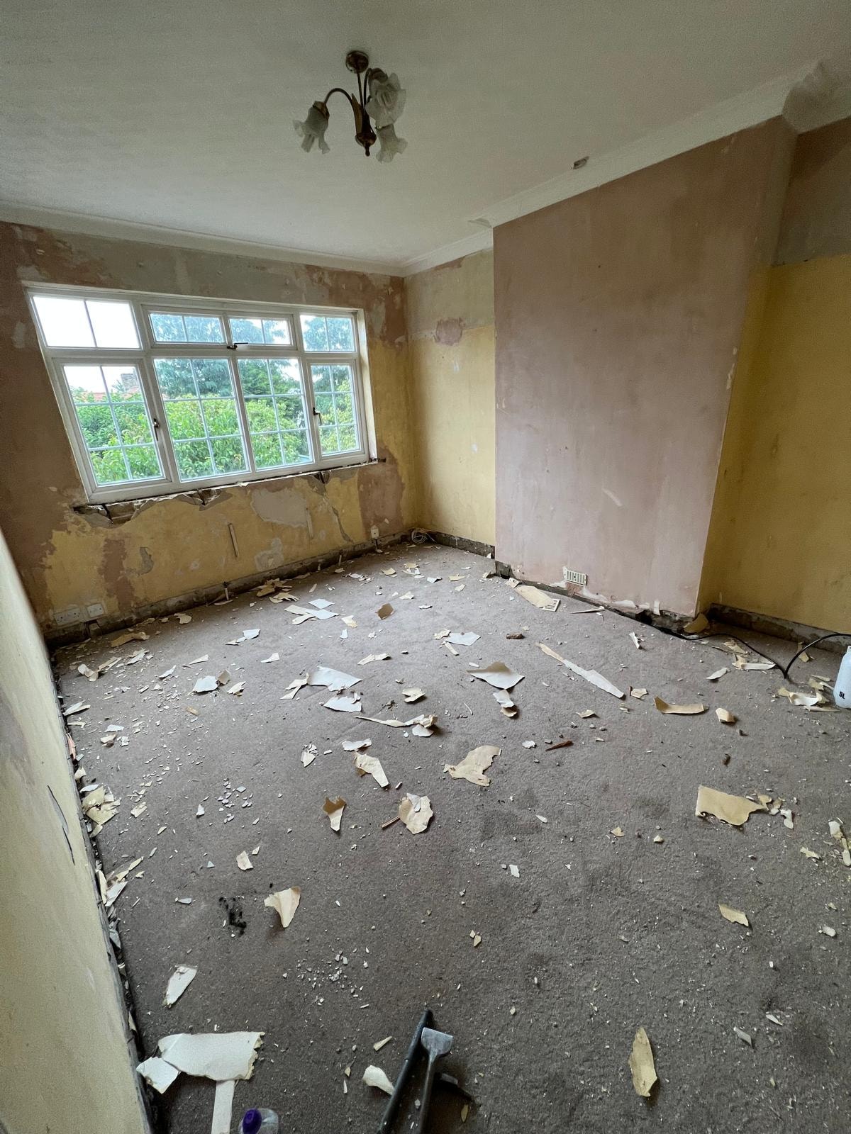 Full interior strip-out at the Barnes property.