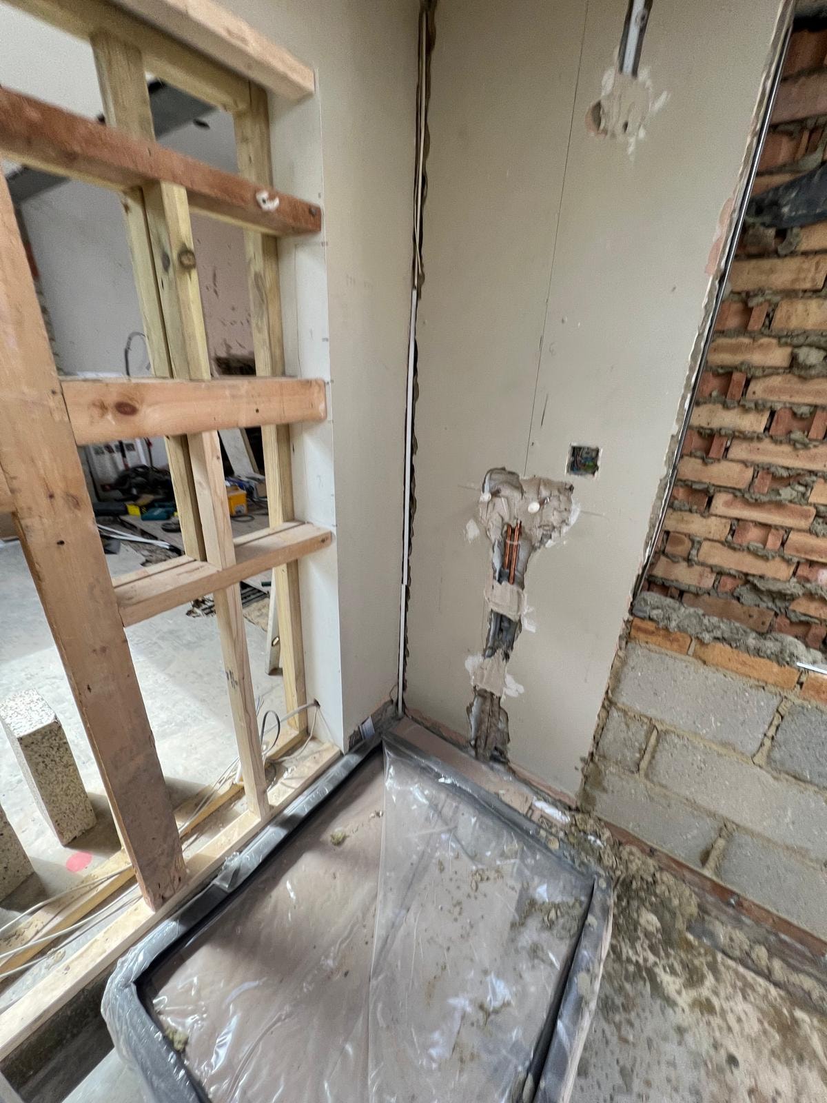 Structural alterations at the Clapham flat.