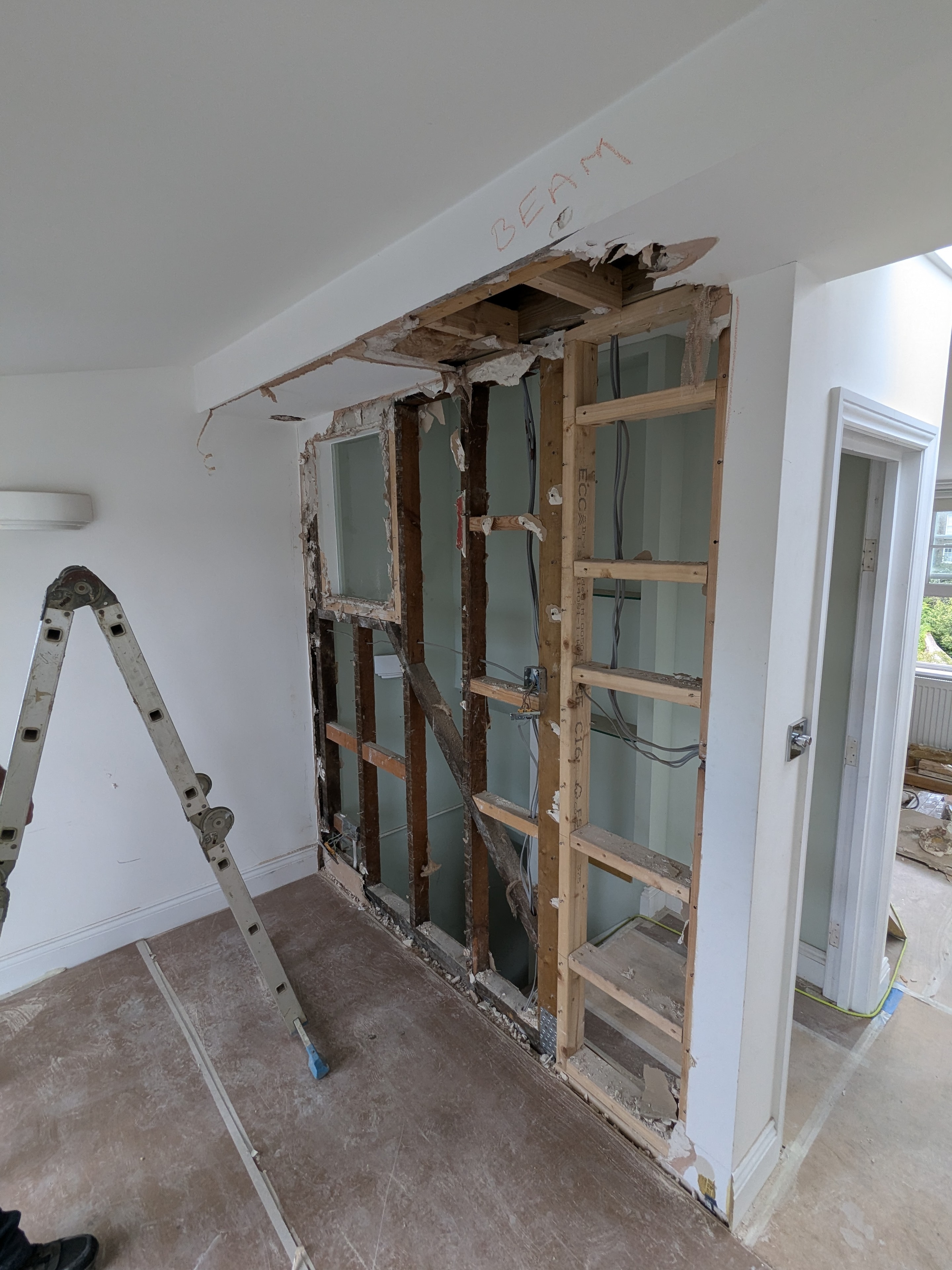 Full internal strip-out at the Islington townhouse.