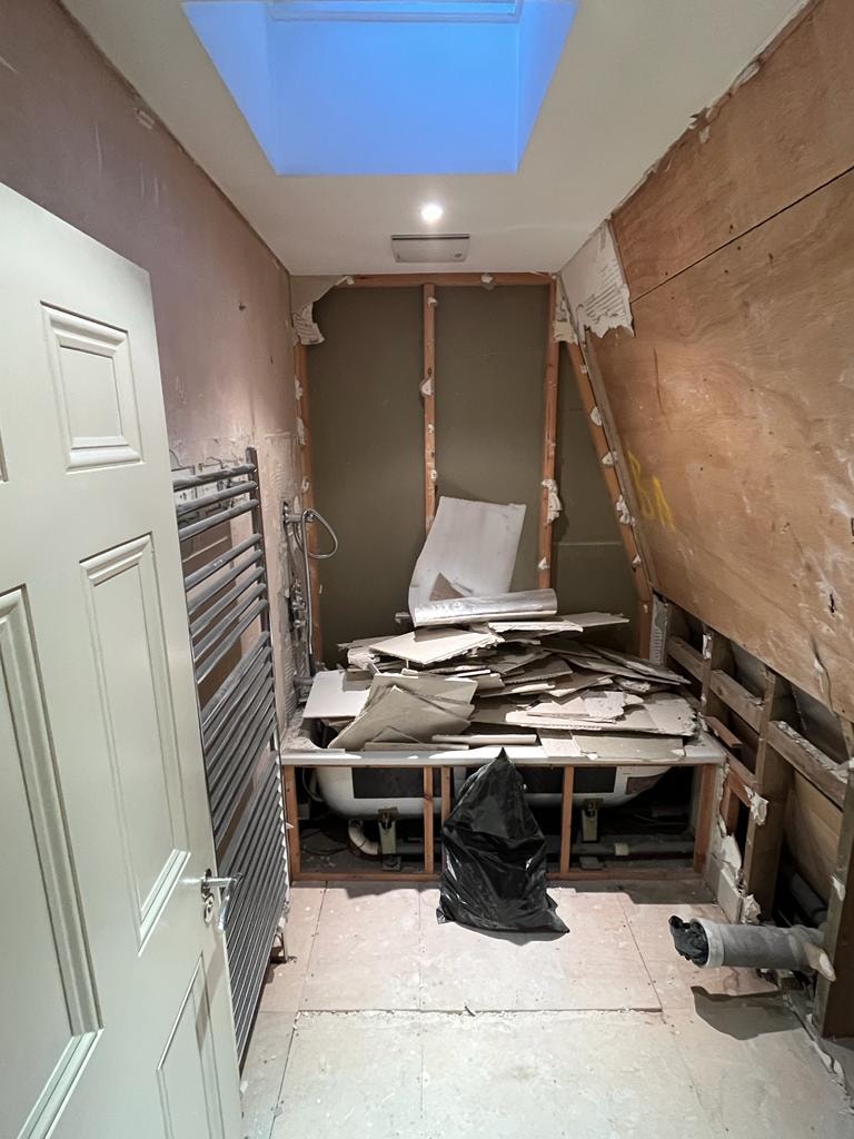 Structural alterations at the Mayfair mews property.